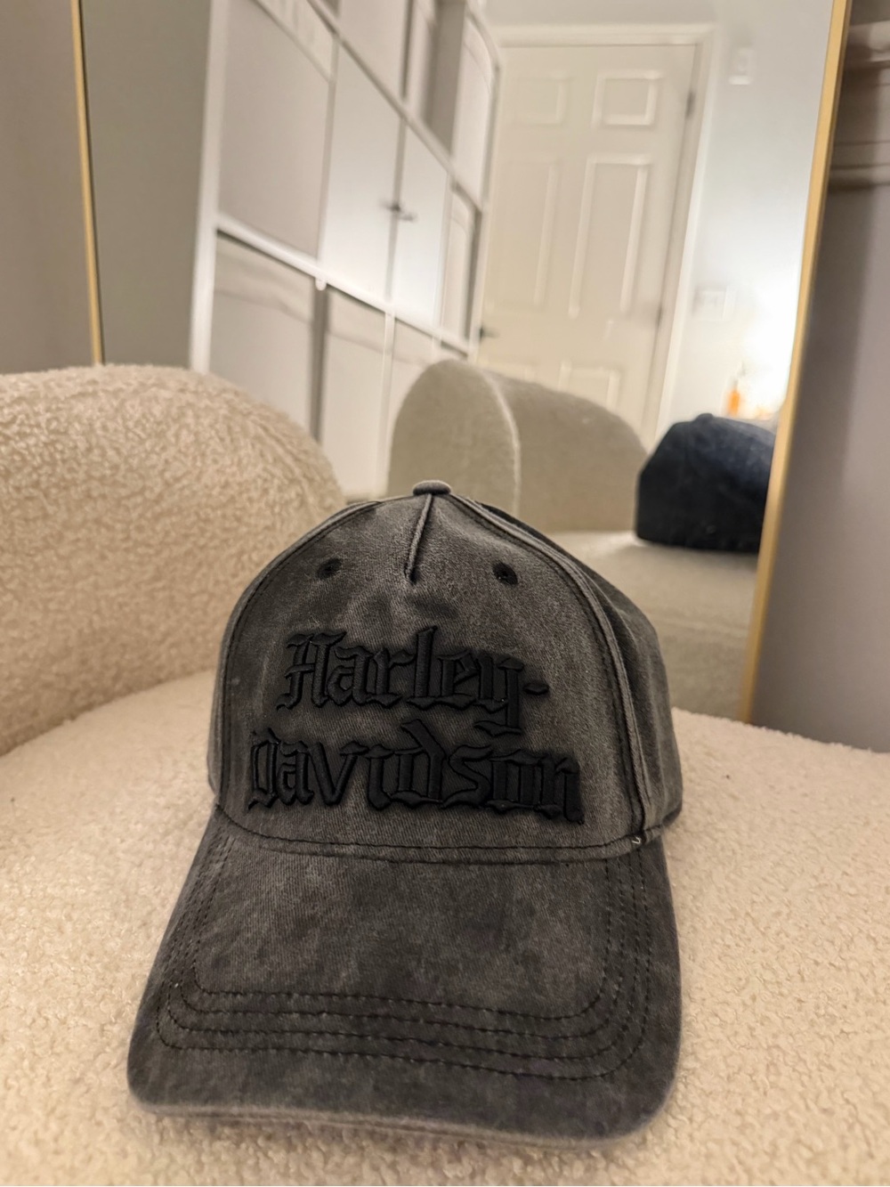 Harley-Davidson Black Washed Baseball Cap 🖤🏍️